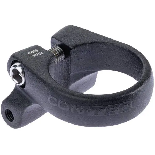 Alennus Contec Rack Support Satulatolpan Kiristin Ø31.8mm 12mm - Musta