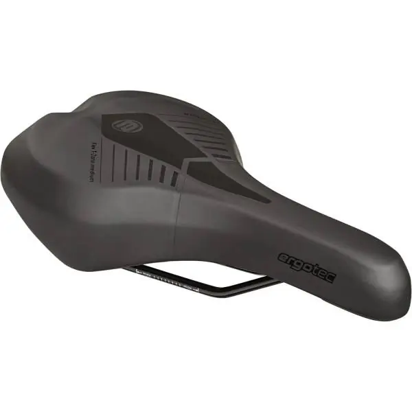 Ergotec Active S Keski Polkupyörän Satula - Musta Alkuperäinen