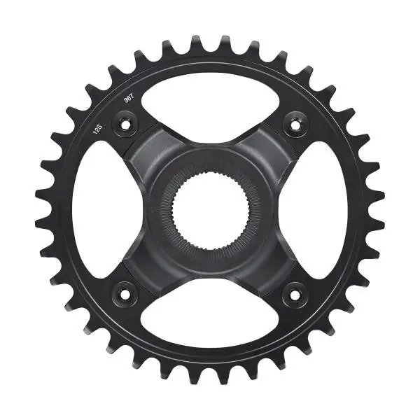 Sertifioitu Shimano Steps CR-E70-12-B 36 Hampaat 55mm - Musta