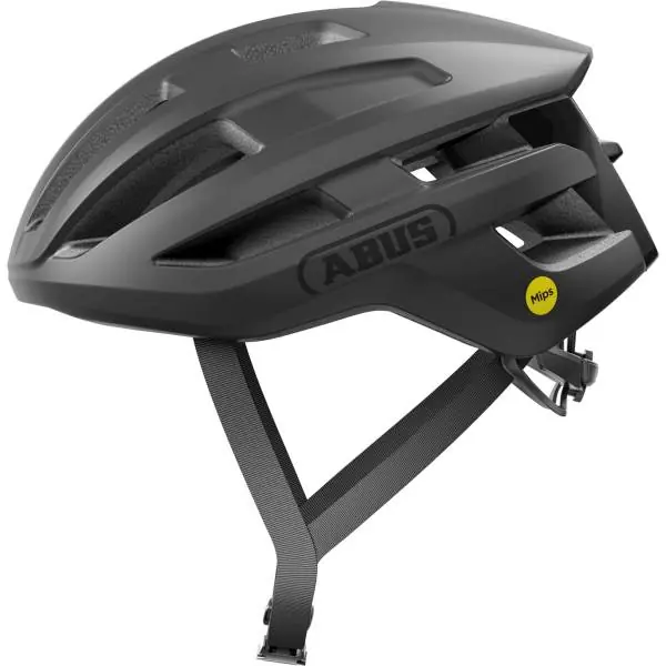 Heti Saatavilla Abus PowerDome Mips Pyöräilykypärä Sametti Musta - L 56-61 cm
