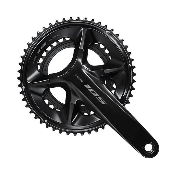 Viimeinen Mahdollisuus Shimano 105 R7100 Kampisarja 34/50T 12V 165mm - Musta