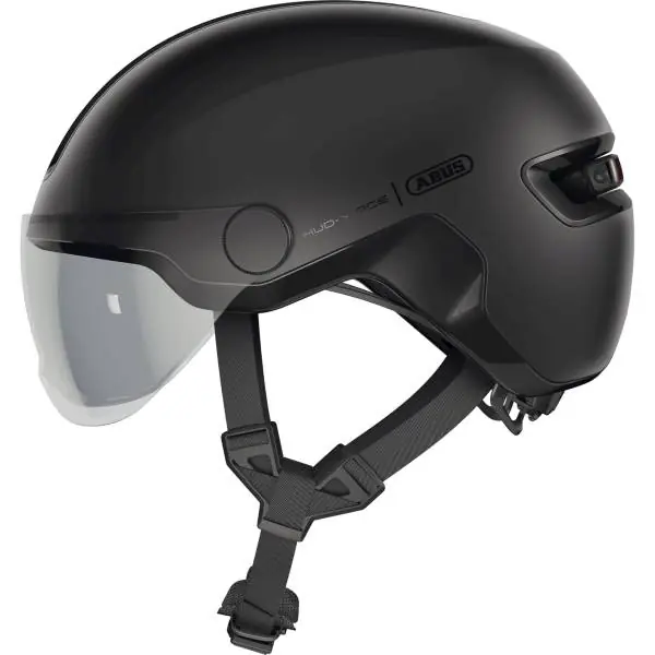 Abus Hud-Y Ace Pyöräilykypärä Sametti Musta - M 54-58 cm Erikoistarjous