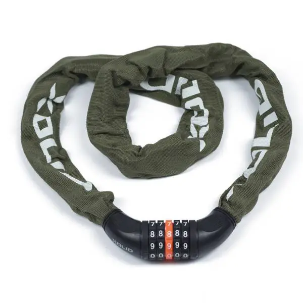 Xolid Numero/Ketjulukko Ø7mm 120cm - Armeijan Vihreä Asiakkaiden Suosikki