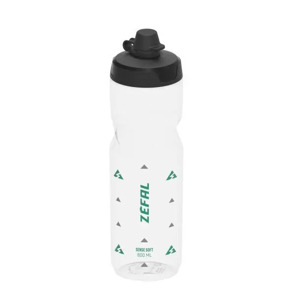 Zefal Sense Soft 80 No-Mud Vesipullo Läpinäkyvä - 800cc Alennettu Hinta