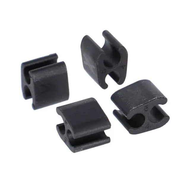Alennettu XLC X119 Kaapelikiinnike Ø4 x 5mm Muovi - Musta (4)