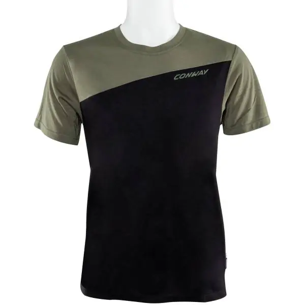 Päivän Tarjous Conway Active Shirt Lyhyt Laippa Mos/Musta - 2XL