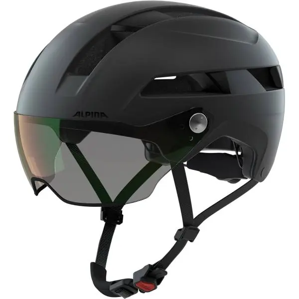 Tarjoushinta Alpina Soho Visor V Pyöräilykypärä Matta Musta - 52-56 cm