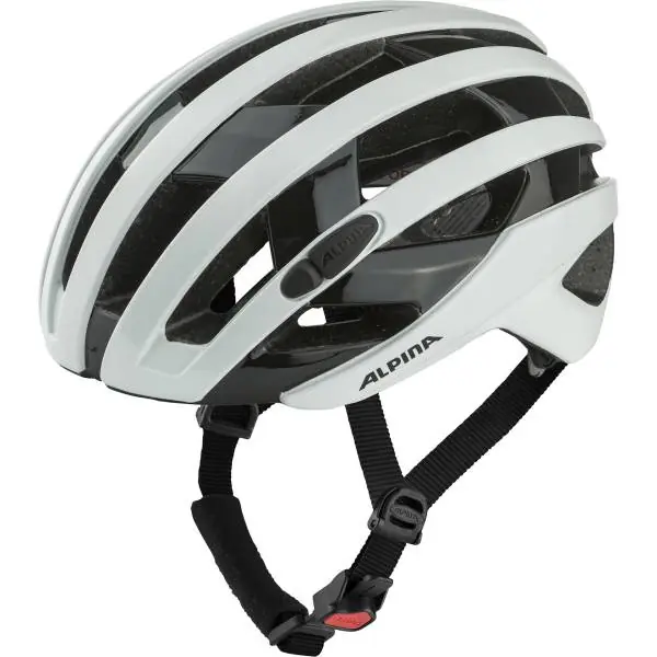 Viimeinen Mahdollisuus Alpina Ravel Pyöräilykypärä Valkoinen Kiilto - 51-56 cm