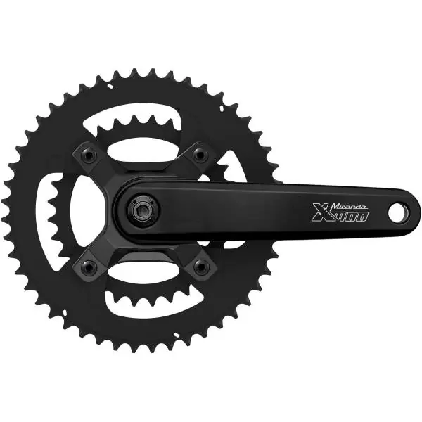 Alennettu Hinta Miranda XMOD 2 Gravel Kampisarja 30/46T 165mm 4-Arm 2V - Musta