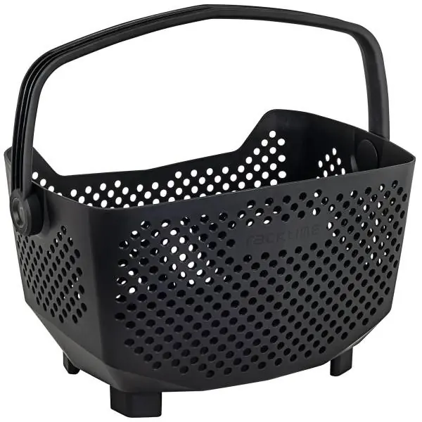 Edullinen Hinta Racktime Bask-it Edge Polkupyörän Kori 20L Taakse - Musta