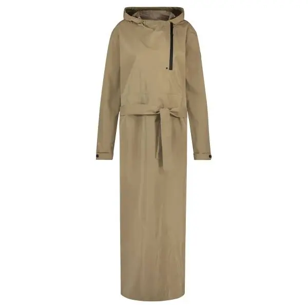 Viikonlopputarjous Agu Rain Dress Anorak Urban Ulko Naiset Lead Harmaa - S/M