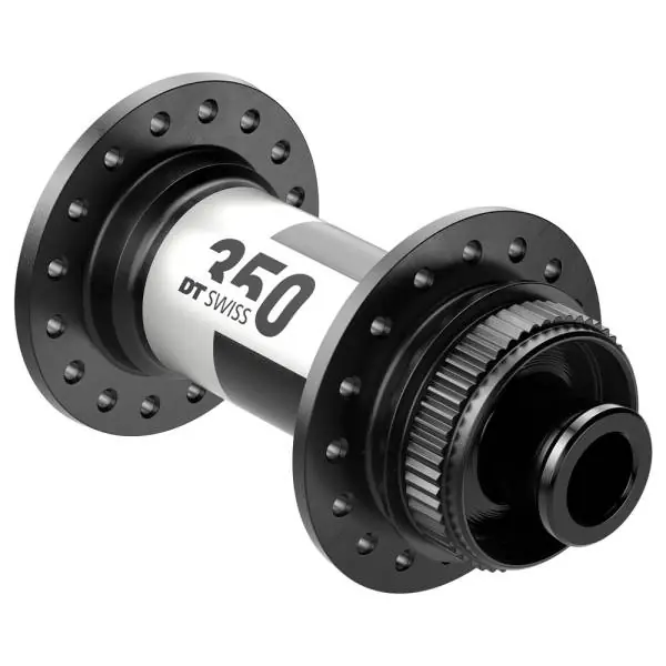 Älä Missaa DT Swiss 350 Etunapa 24G Ø12/100mm Levy CL Alu - Musta