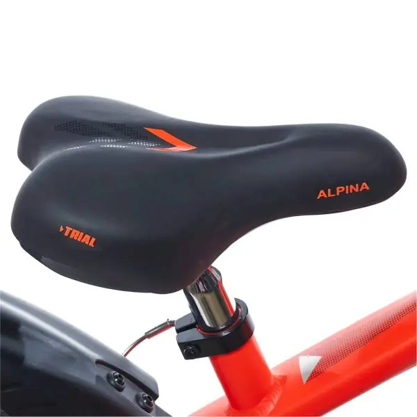 Aito Alpina Polkupyörän Satula 20/22" Trial - Musta