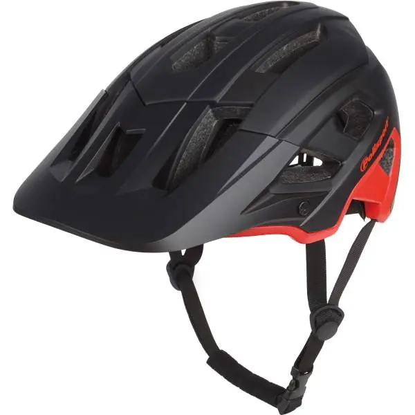 Kuuma Tarjous Polisport Mountain Pro Pyöräilykypärä Musta/Punainen - L 58-61 cm