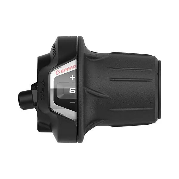 Shimano RV300 Twist Shifter Oikea 6V Revo - Musta Edullinen