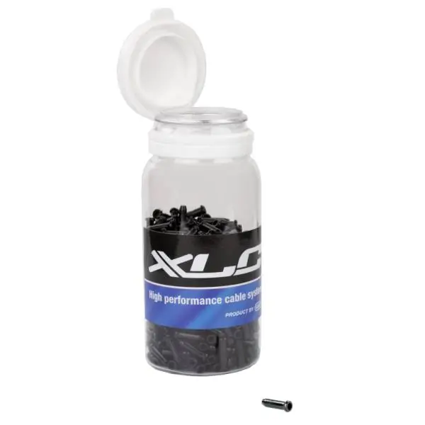 XLC Kaapeli Päätylaippa Ø2.3mm Alumiini - Musta (500) Suosittu