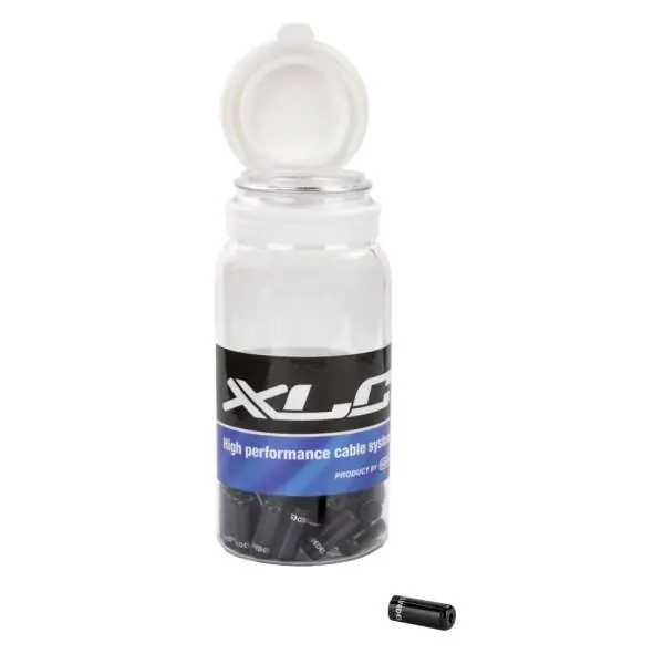 XLC Kaapeliholkki Ø4.2mm Alumiini - Musta (50) Viikonlopputarjous