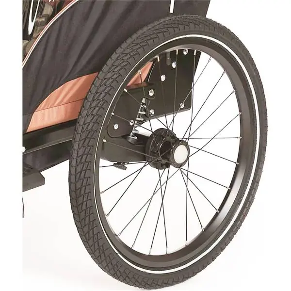Bobike Kids Trailer Harjoitteluratas Vasen Heijastava - Musta Paras Hinta