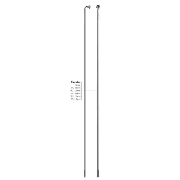 Aito Sapim Leader Pinna 13 x 214mm J-Bend Inox - Hopea (100)