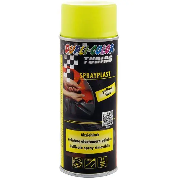 Dupli-Color Sprayplast Maali Fluor Keltainen - Suihkepurkki 400cc Flash-Tarjous