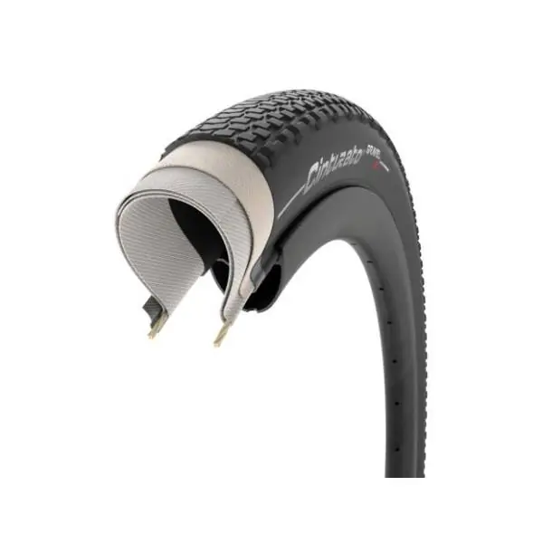 Uusi Kokoelma Pirelli Cinturato Gravel H Rengas 35-622 Taitettava TL-R - Musta