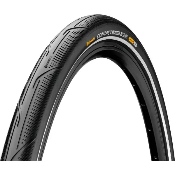 Continental Contact Urban Rengas 28 x 1.40" Heijastava - Musta Halpa Hinta