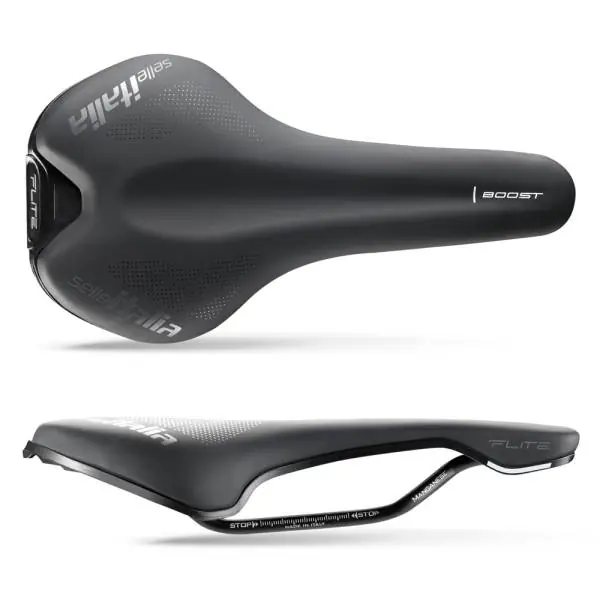 Kausialennus Selle Italia FLite Boost TM Polkupyörän Satula S1 - Musta