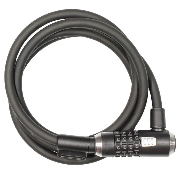 Aito Kryptonite Kryptoflex Yhdistelmälukko Ø8mm 150cm - Musta