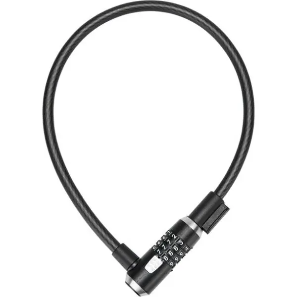 Kryptonite Kryptoflex Yhdistelmälukko Ø12mm 65cm - Musta Paras Hinta