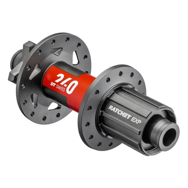 DT Swiss 240 Takanapa 28G Ø12/142mm SH-Laajentaja 6-Reikä - Musta Viimeinen Mahdollisuus