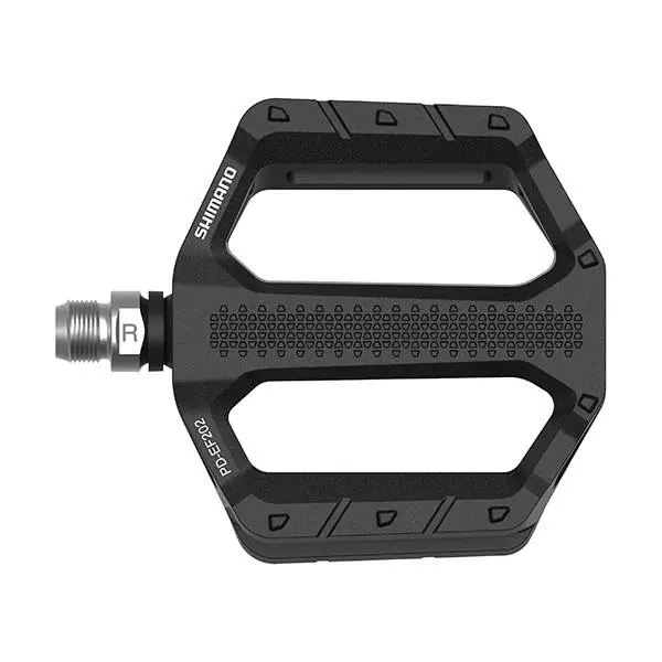 Uusi Kokoelma Shimano EF202 Polkimet Platform Alumiini - Musta