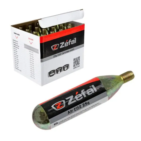 Zefal Co2 Panos 25g Kierre - Messinki (1) Rajoitettu Tarjous