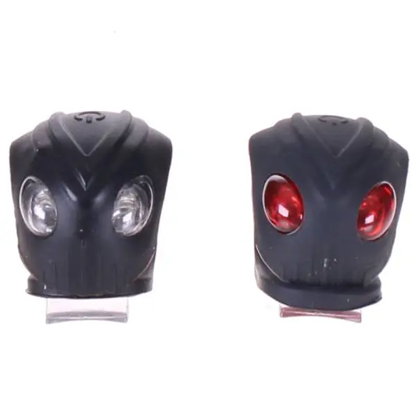 FalkX Valosarja 2 LED Paristot Alien - Musta Edullinen