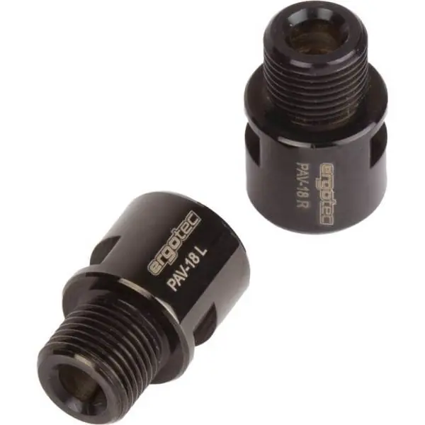 Löytö Ergotec PAV-18 Poljin Akseli Jatke 9/16" 18mm - Musta