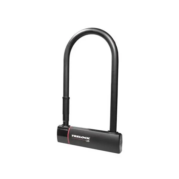 Alennettu Trelock U6 Plus U-Lukko Ø14mm 23cm - Musta