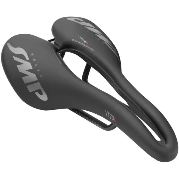Nopea Toimitus Selle SMP VT20C Polkupyörän Satula 255 x 144mm - Musta