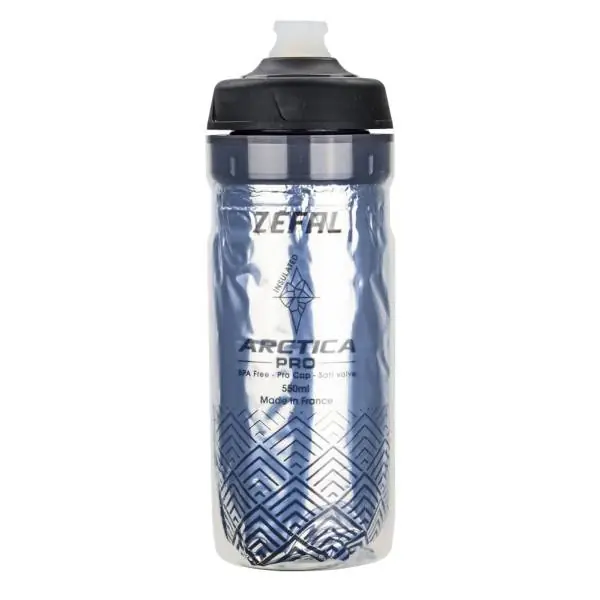 Zefal Arctica 55 Vesipullo Hopea/Musta - 550cc Uusi Malli