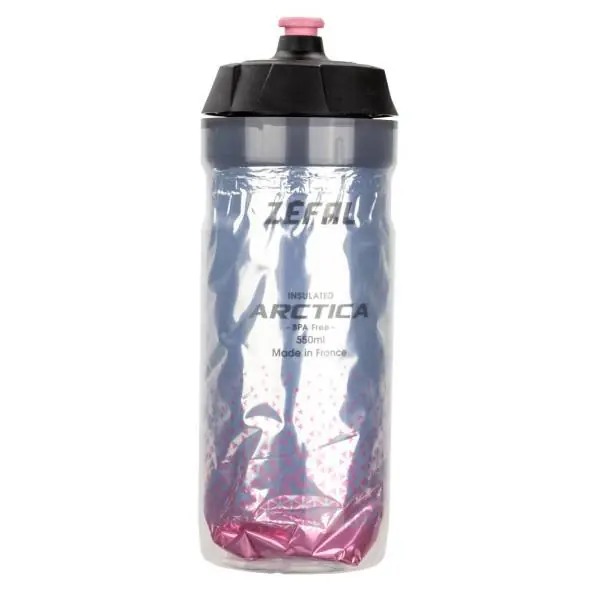 Zefal Arctica 55 Vesipullo Hopea/Vaaleanpunainen - 550cc Suosittu