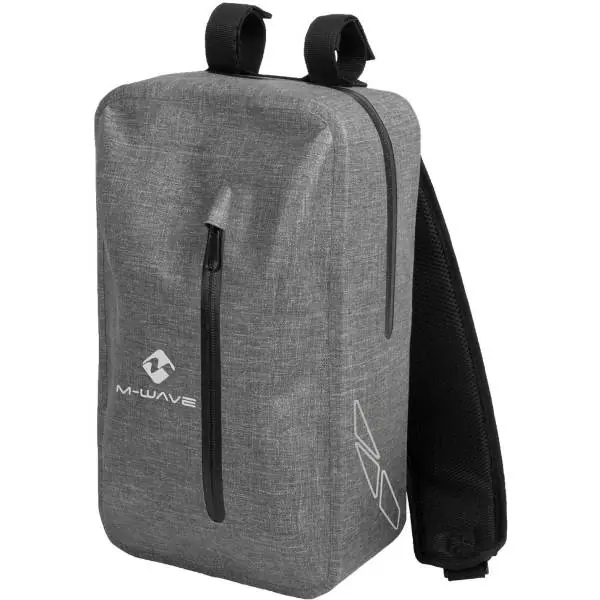 Loppuunmyynti M-Wave Suburban Lähetti Compact Ohjaustangon Laukku 8L - Harmaa