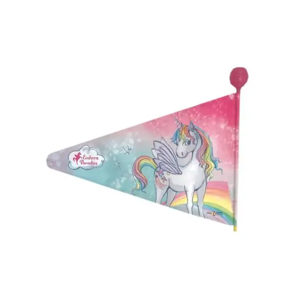 Superhinta Bike Fashion Turvalippu 2-Osat 175cm Unicorn Paradise