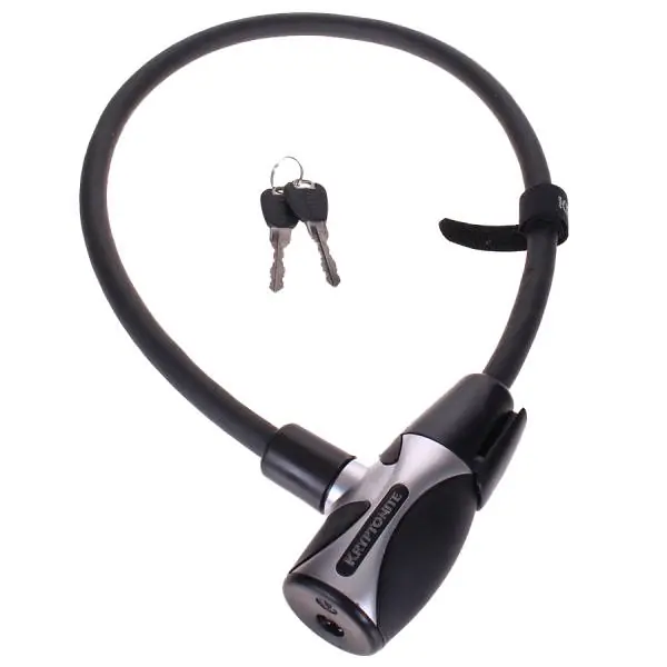 Kryptonite Kryptoflex Kaapelilukko Ø12mm 65cm - Musta Bestseller
