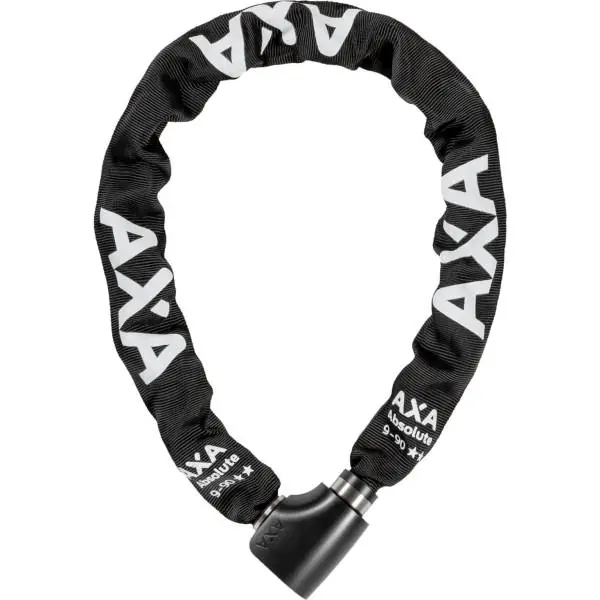 Axa Absolute Ketjulukko Ø9mm 90cm - Musta Korkea Laatu