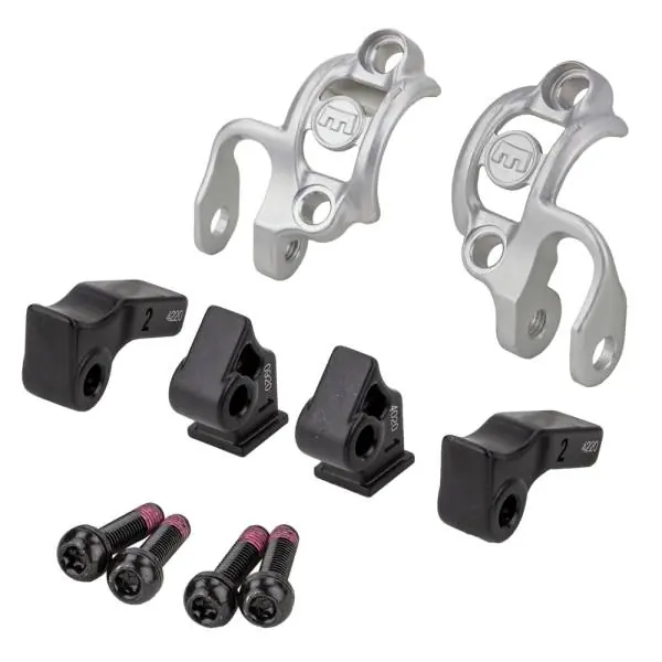 Magura MT Shiftmix 1 + 2 iSpec Kiinnitin Sarja - Hopea Ilmainen Palautus