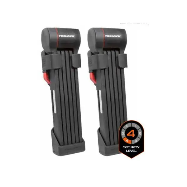 Trelock FS 480 Cops Taittuva Lukko 100cm - Musta (2) Uutuus