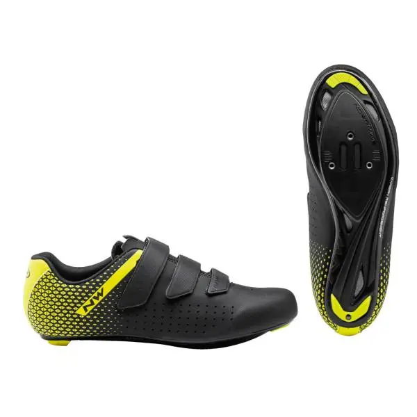 Northwave Core 2 Pyöräilykengät Black/Yellow Fluor. Tarjous