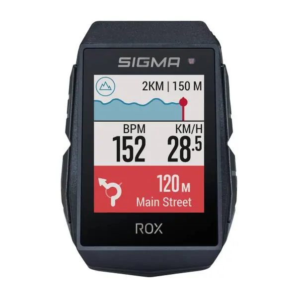 Päivän Tarjous Sigma Rox 11.1 Evo GPS Pyöräily Navigointi + Ohjaustangon Asennus - Musta
