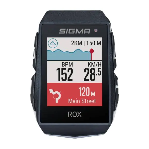 Ilmainen Palautus Sigma Rox 11.1 Evo GPS Pyöräily Navigointi + Ohjaustangon Asennus - Valkoinen