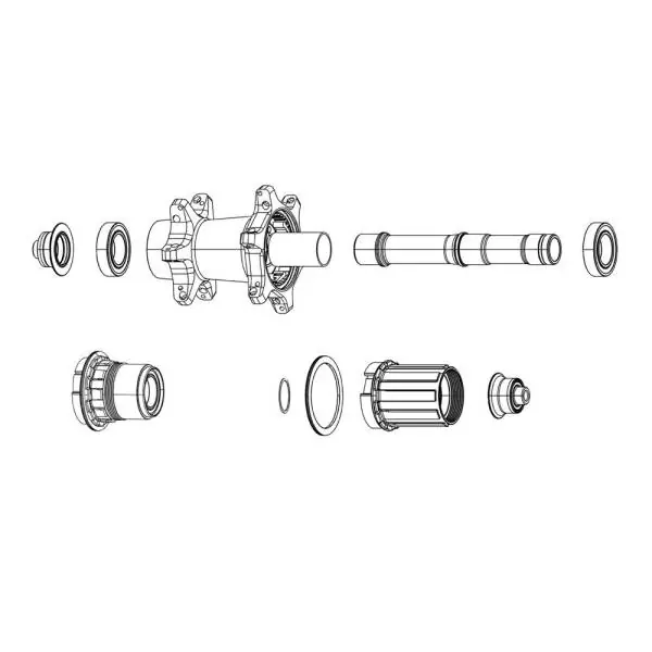Zipp Rataspakan Runko Sram/SH 11S -. NSW Cognition V2 - Musta Päivän Tarjous