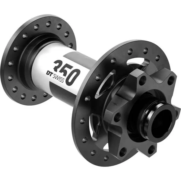 DT Swiss 350 Etunapa 28 Reikä Ø15/110mm Levy 6-Reikä - Musta Erikoistarjous