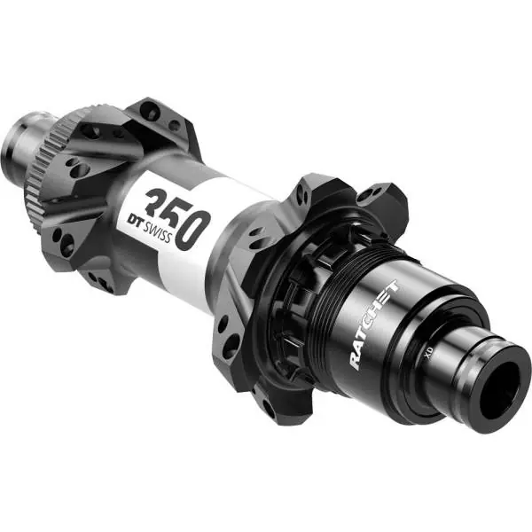 Uutuus DT Swiss 350 SP Takanapa 28G XD 12V Ø12/142mm Levy CL - Musta